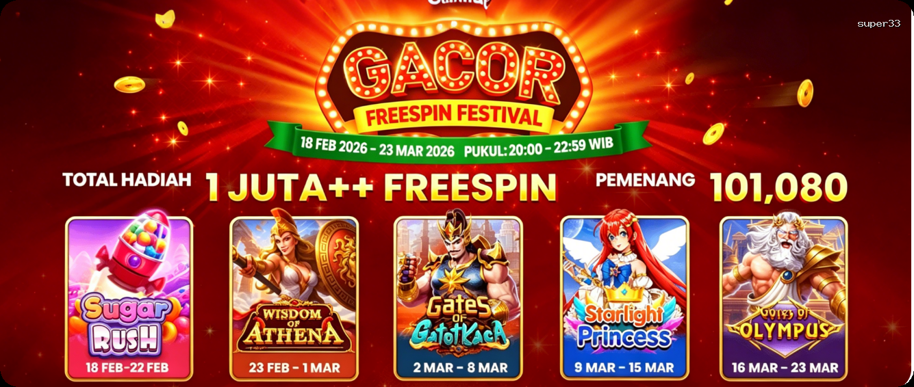 Login super33 Sekarang Bonus Melimpah